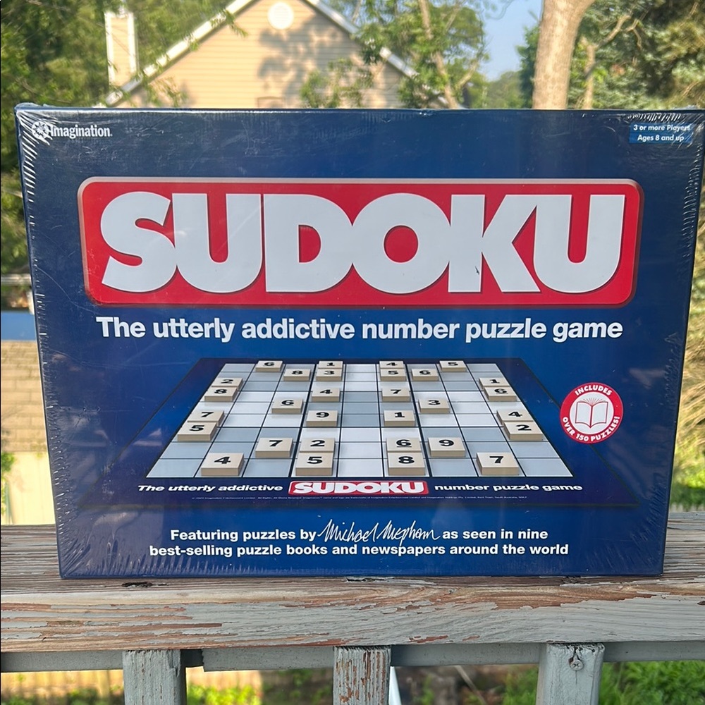 NWT Sudoku Puzzle Game - Red, Blue, and White